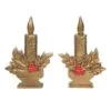 Village Accessory Candle Greetings Set Of 2 -Christmas decorations Shop 2839930698