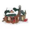 Snow Village Pine Ridge Cabin -Christmas decorations Shop 2839931567