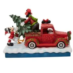 Disney Traditions 7" Red Truck With Mickey & Friend -Christmas decorations Shop 2839931913b