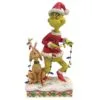 Possible Dreams 9" The Grinch & Max Wrapped In Lights -Christmas decorations Shop 2839932083