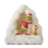 Grinch & Max On Snow Mound -Christmas decorations Shop 2839932084