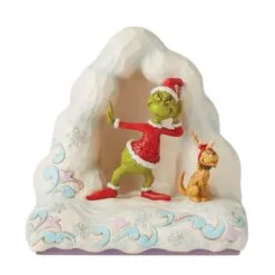 Grinch & Max On Snow Mound