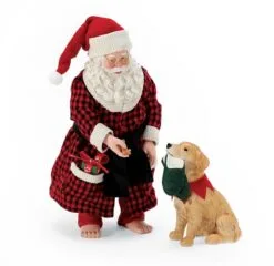 Possible Dreams 10" Santas Slippers