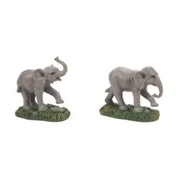 Village Accessory Zoological Gardens Elephant 2 Piece Set
