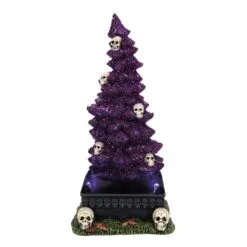 Halloween Village Haunted Skull Tree