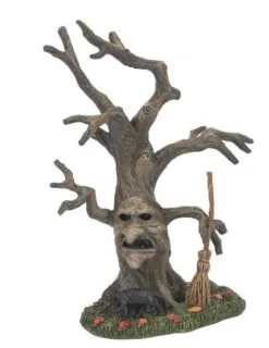Halloween Village Scary Witch Tree