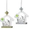 5" Manger Assorted Scene Set Of 4 -Christmas decorations Shop 2839935624