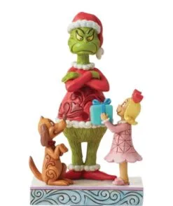 Possible Dreams 7" Max & Cindy Giving Gift To Grinch