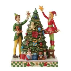 9" Buddy The Elf & Jovie The Elf Decorating 7 9" Buddy The Elf & Jovie The Elf Decorating -Christmas decorations Shop 2839937499bb