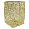12" X 8" Gold Glitter Mesh Box -Christmas decorations Shop 3193770205