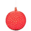 6" Red & White Polka Dot Glass Ornament -Christmas decorations Shop 3384915073 1
