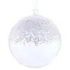 8" Snowed Glass Ball -Christmas decorations Shop 3384940704 1