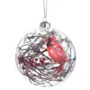6" Cardinal Glass Ball 2 6" Cardinal Glass Ball -Christmas decorations Shop 3384941498 1