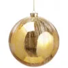 6" Gold & White Glitter Ball Set Of 2 -Christmas decorations Shop 3384991597 1