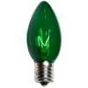 C9 Green Transparent Replacement Bulb 25 Pack 1 C9 Green Transparent Replacement Bulb 25 Pack -Christmas decorations Shop 3420502312