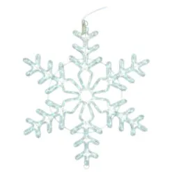 4 FT Pure White LED Snowflake