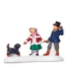 Dickens Village Playing With A Puppy -Christmas decorations Shop 3440939374