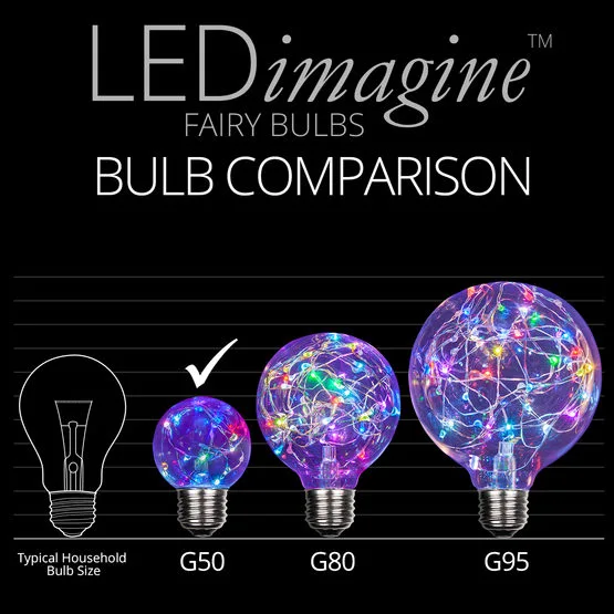 G50 Multi Color LED Fairy Bulb 4 G50 Multi Color LED Fairy Bulb - Image 2