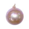 6" Light Gold Pearl Bubblegum Glass Ornament -Christmas decorations Shop 4017387527a
