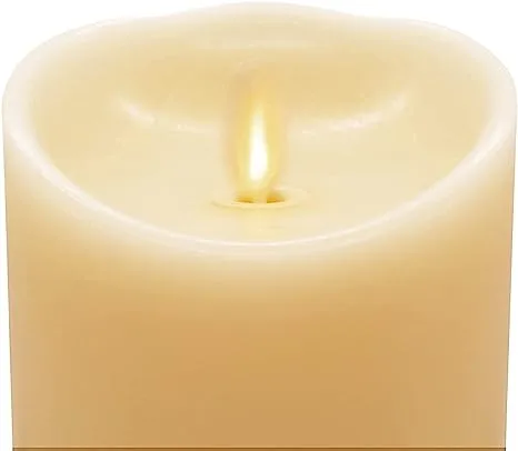 7" Ivory Flame Effect Candle 4 7" Ivory Flame Effect Candle - Image 2