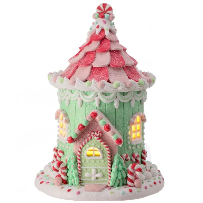 10" Candy Jar House 3 10" Candy Jar House