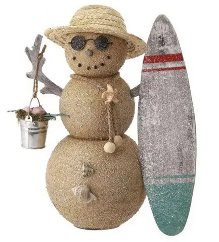 13" Sand Snowman Dude 3 13" Sand Snowman Dude