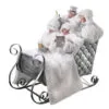 19" White Frosted Carolers In Sleigh 2 19" White Frosted Carolers In Sleigh -Christmas decorations Shop 4390261141