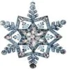 5" Blue Jeweled Snowflake Ornament Set Of 12 2 5" Blue Jeweled Snowflake Ornament Set Of 12 -Christmas decorations Shop 4390266491