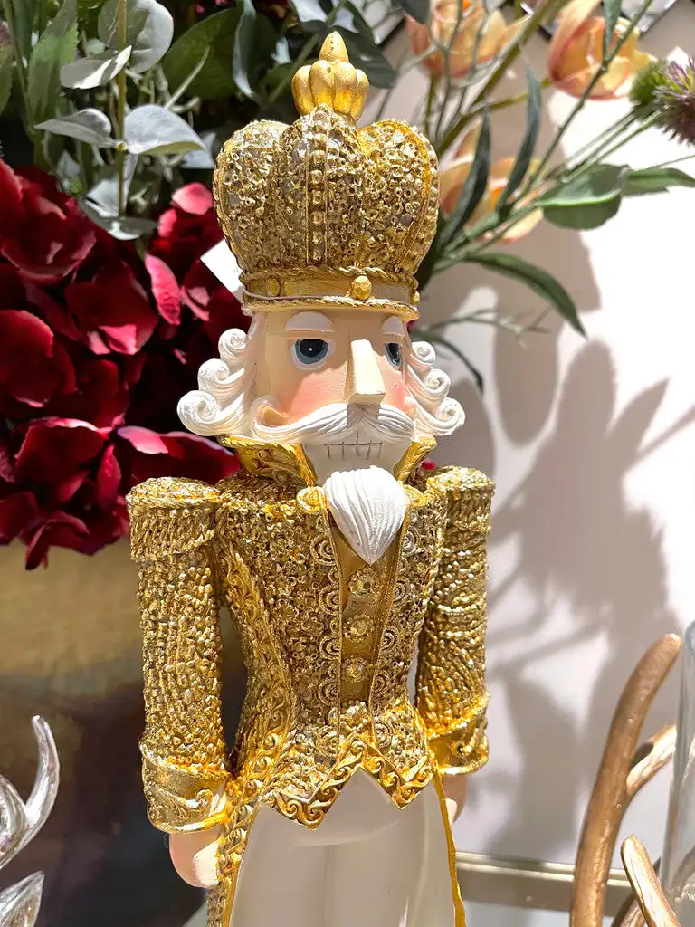 18" Gold Diamond Opulent Nutcracker 6 18" Gold Diamond Opulent Nutcracker - Image 4