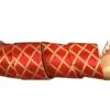 4" X 10 YD Red With Gold Metallic Back Ribbon -Christmas decorations Shop 4390267375