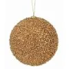 6" Gold Metallic Mini Bead Ball Ornament Set Of 6 2 6" Gold Metallic Mini Bead Ball Ornament Set Of 6 -Christmas decorations Shop 4390269945