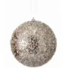 6" Platinum Iced Ball Set Of 6 -Christmas decorations Shop 4390270928
