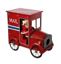 23" Santa In Mail Truck