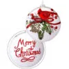 6" Christmas Cardinal Ornament Set Of 2 -Christmas decorations Shop 4390279499 1