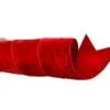 4" X 5 YD Deluxe Red Velvet With Sheer Back Ribbon -Christmas decorations Shop 4390291946