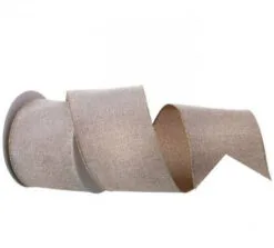 4" X 10 YD Ribbon With Jewel & Pearl Trim