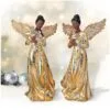 14" Gold Regal Angel Set Of 2 -Christmas decorations Shop 4390295683 01ceece8 cb68 4974 a3d6 5dd8a0ec6180