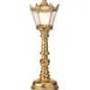 16" Gold Battery Operated LED Gilded Ornate Lamp Post -Christmas decorations Shop 4390295711