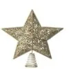 12" Gold Glitter Star Tree Topper 1 12" Gold Glitter Star Tree Topper -Christmas decorations Shop 4390303183
