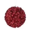 4" Red Sequined Jewel Ball Ornament Set Of 6 -Christmas decorations Shop 4390310219