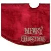 52" Red Merry Christmas Tree Skirt -Christmas decorations Shop 4390316794