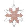 6" Pink Jeweled Snowflake Ornament Set Of 9 2 6" Pink Jeweled Snowflake Ornament Set Of 9 -Christmas decorations Shop 4390318849 1