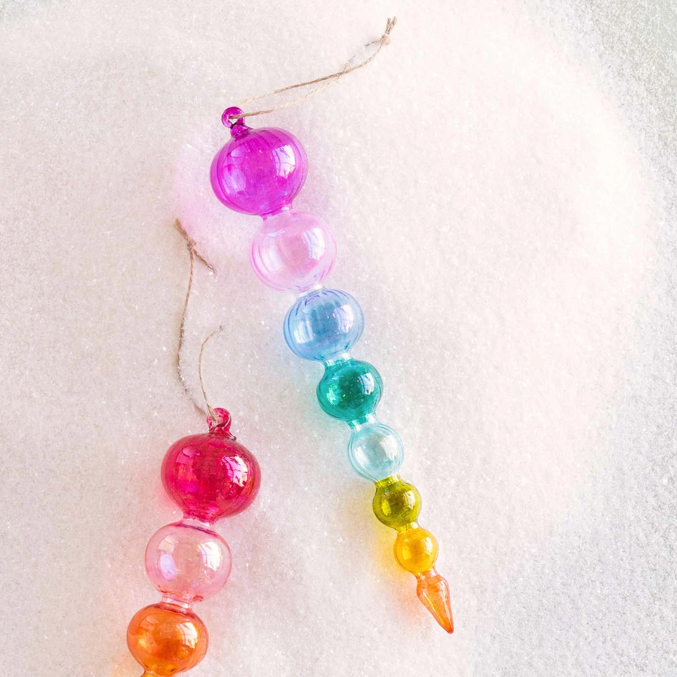 Glitterville Studios 8" Rainbow Finial Assorted Set Of 2 5 Glitterville Studios 8" Rainbow Finial Assorted Set Of 2 - Image 3