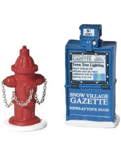 Village Accessory Fire Hydrant Paper Box