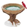 Village Accessory Woodland Bird Bath -Christmas decorations Shop 4554456386