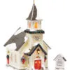 Snow Village Holy Family Church -Christmas decorations Shop 4554474442