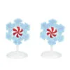Village Accessory Lit Peppermint Snowflakes -Christmas decorations Shop 4554496363
