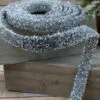 1" X 3 YD Silver Tinsel Garland Ribbon 2 1" X 3 YD Silver Tinsel Garland Ribbon -Christmas decorations Shop 4861204129