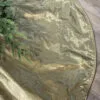 72" Gold Metallic Dupion Tree Skirt -Christmas decorations Shop 4861204137