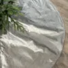 72" Silver Metallic Dupion Tree Skirt -Christmas decorations Shop 4861204141